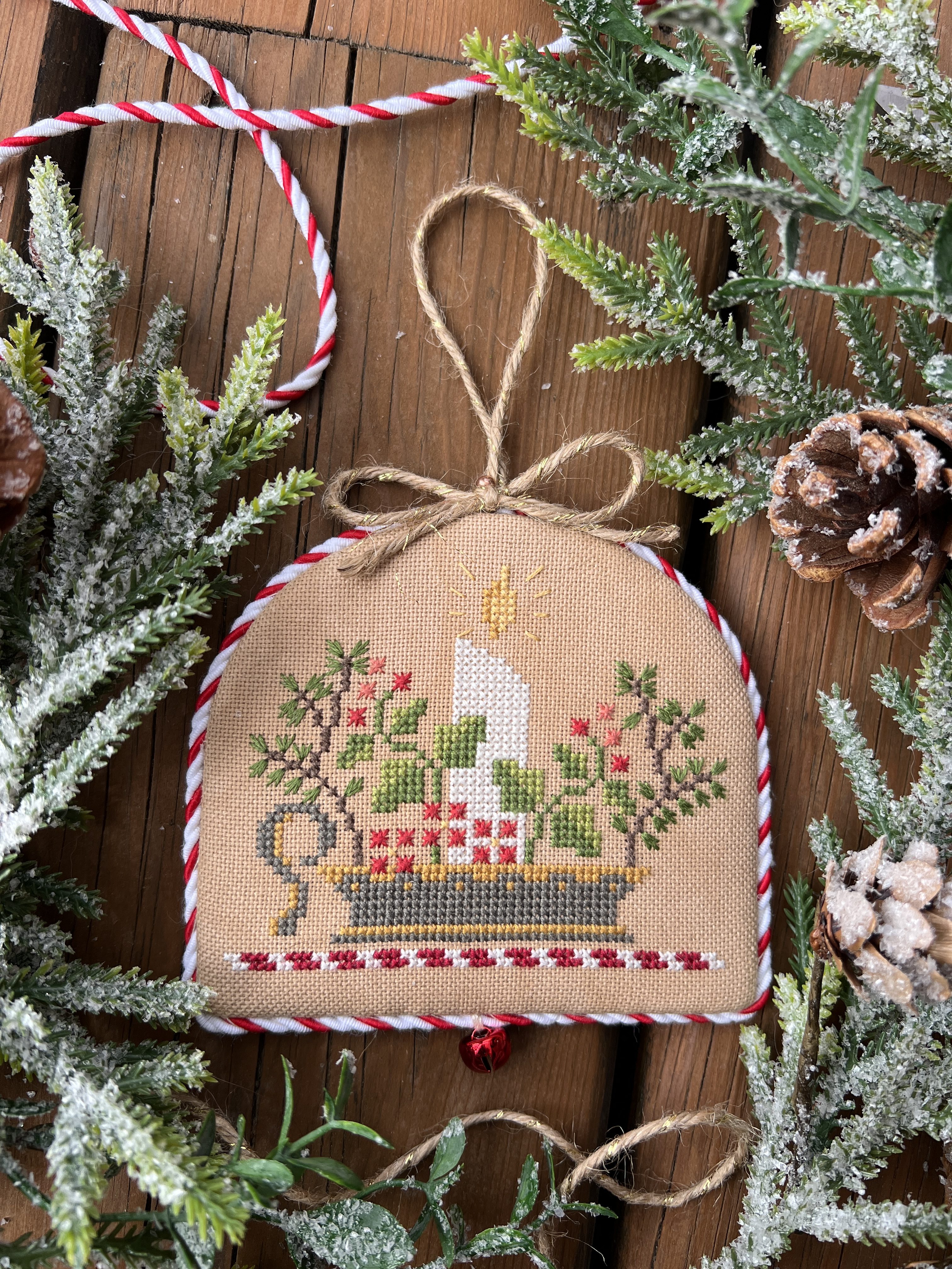 Light the Way by Hands on Design | Ornament Cross Stitch Finish